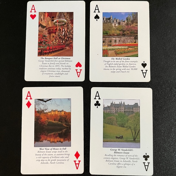 Biltmore Estate, Asheville, NC Playing Cards in Original Box Complete Like New - Picture 2 of 7